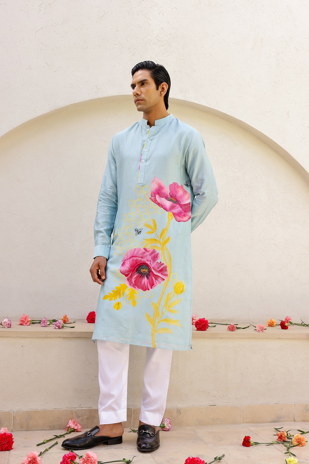 Garden Men - Mint Kurta Set