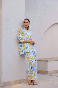 Garden- Blue Co-ord Set
