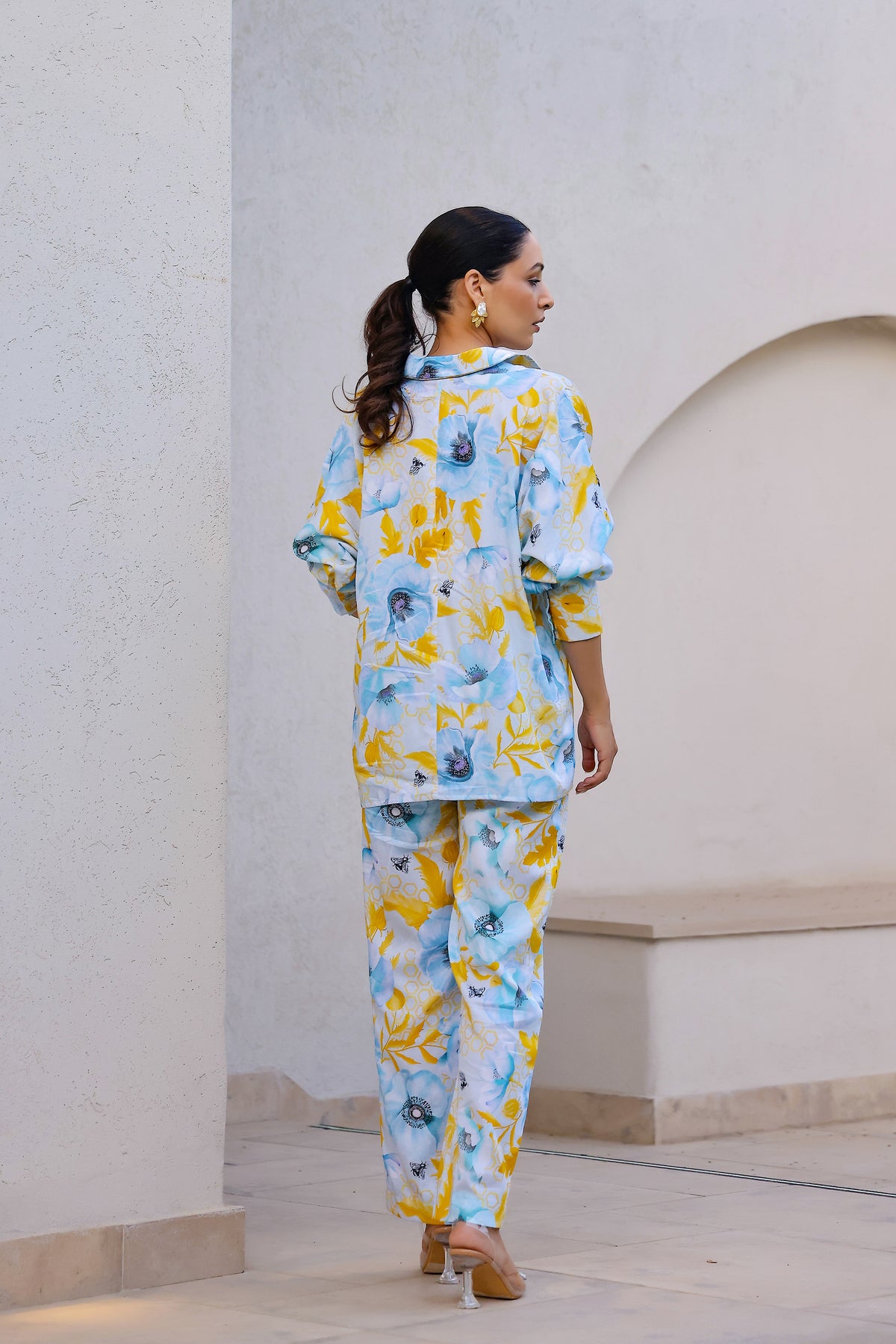 Garden- Blue Co-ord Set