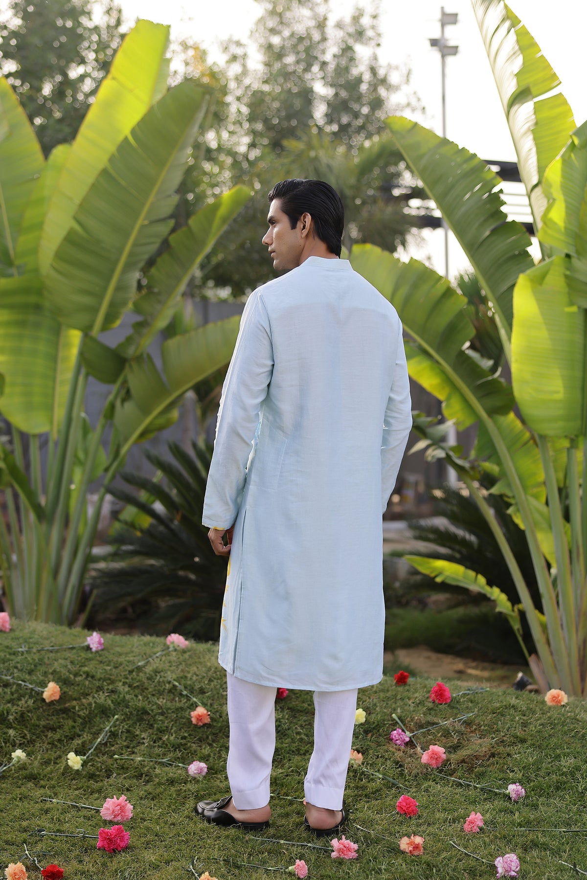 Garden Men - Blue Kurta Set