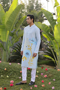 Garden Men - Blue Kurta Set