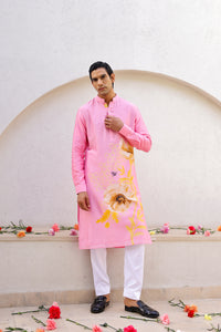 Garden Men - Pink Kurta Set
