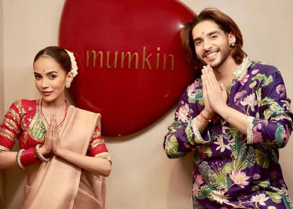 Bhādõ- Purple Embroidered Kurta Set