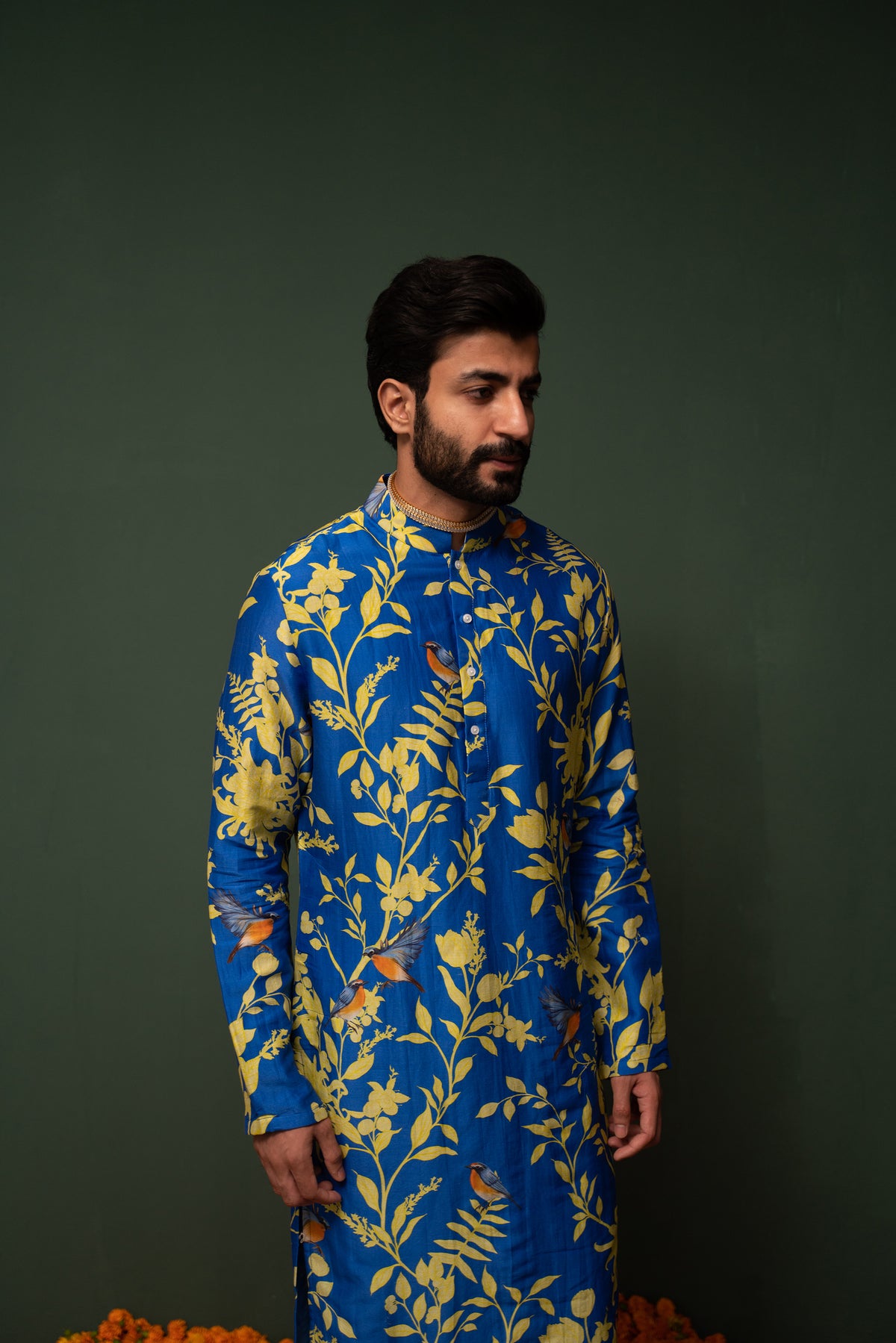 Masakali - Blue Printed Kurta - Set of 2