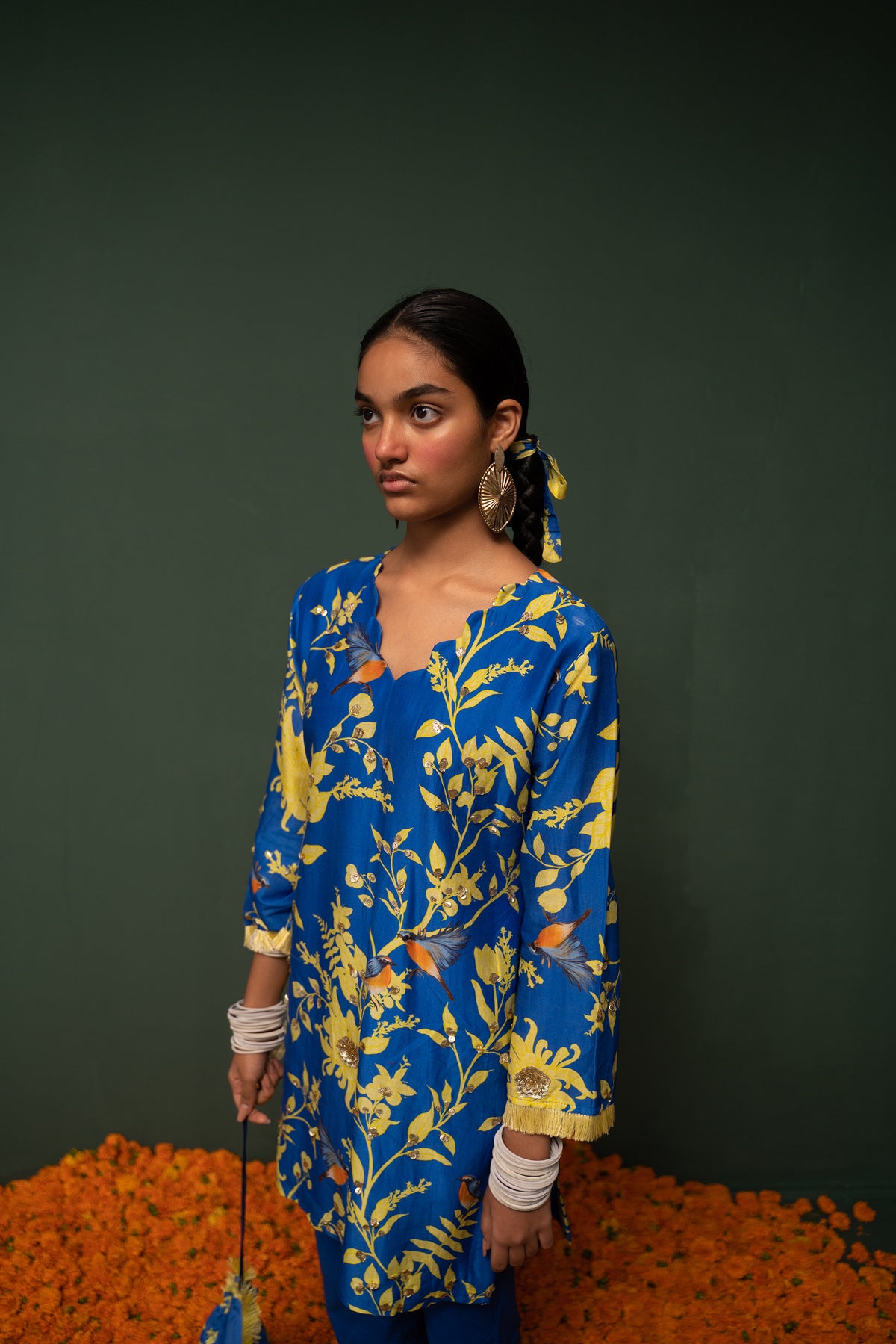 Masakali- Blue Short Kurta  - Set of 2