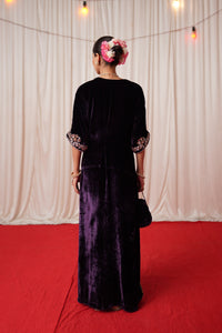 Velvet Embroidered Kaftan