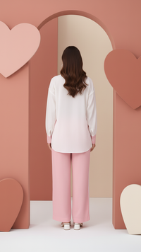 Evil Eye- Pink and Cream Co-Ord Set of 2