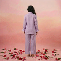 Rose - Lilac Pintucks Co-Ord Set of 2