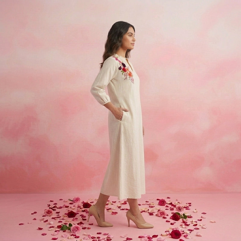 White Rose Dress