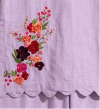 Rose - Lilac Scalloped Kurta Set of 2