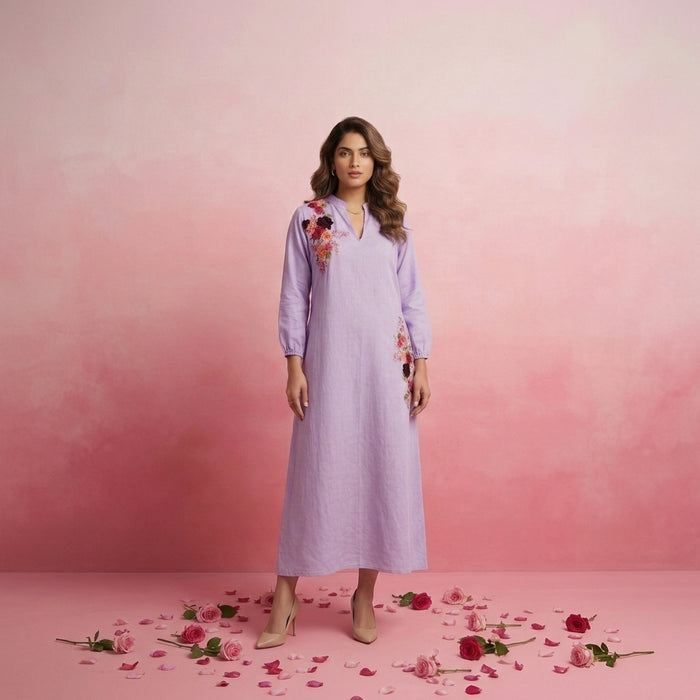 Lilac Rose Dress