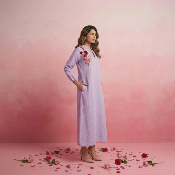 Lilac Rose Dress