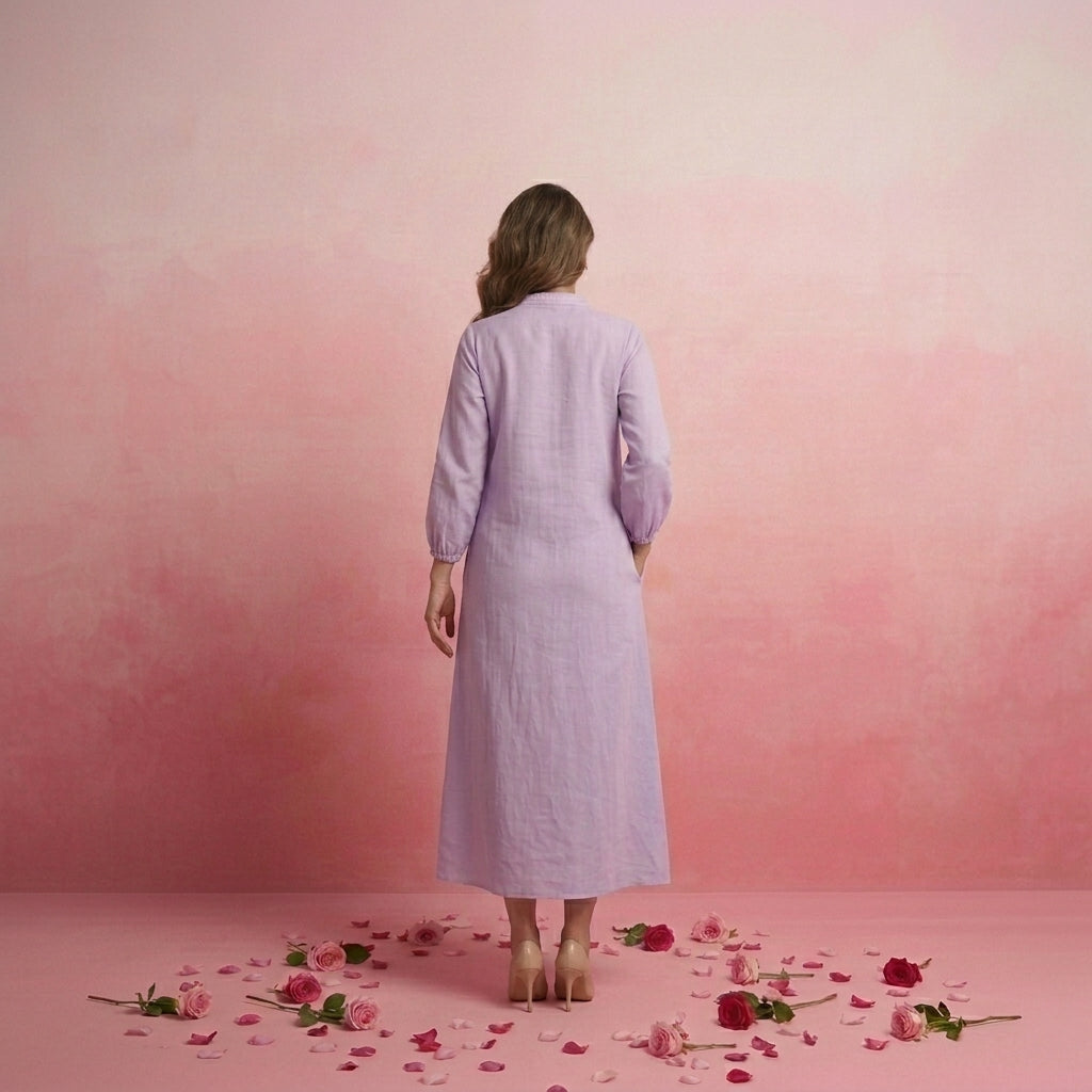 Lilac Rose Dress