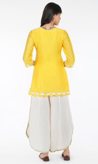 Yellow Scalloped Suit - Set of 2