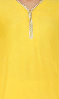 Yellow Scalloped Suit - Set of 3