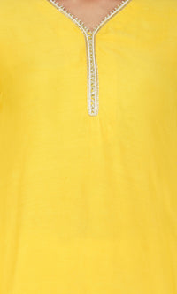 Yellow Scalloped Suit - Set of 2
