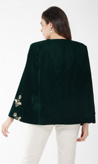 Dragonfly Embroidered Cape