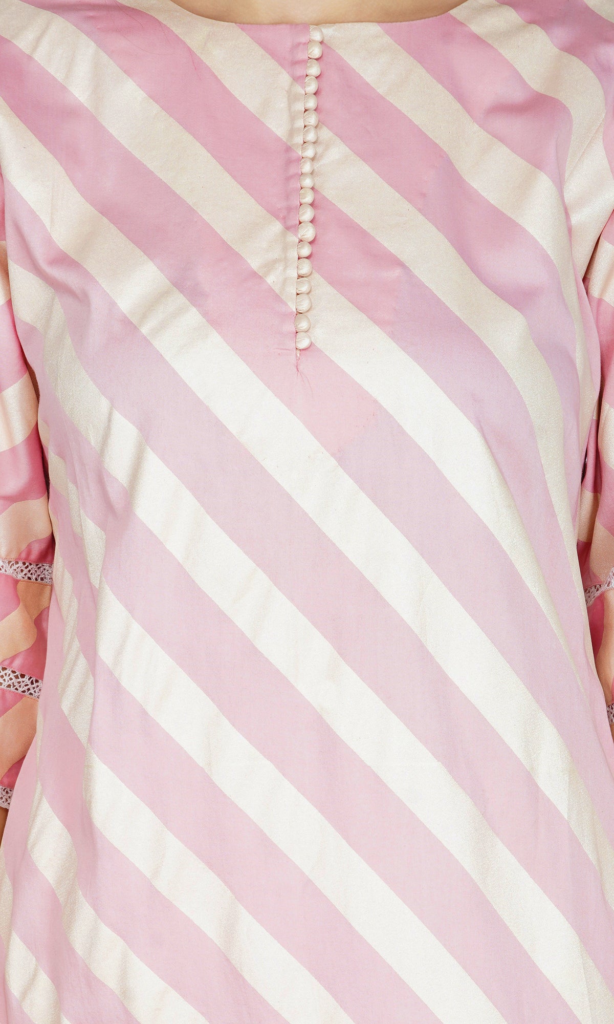 Pink Striped Suit- Set of 3