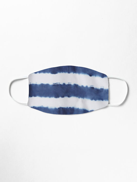 Double Layered Reusable Face Mask- Blue Tie and Dye