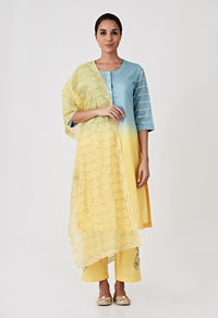 Ombre Straight Set - Blue & Yellow