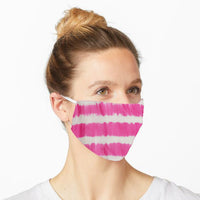 Double Layered Reusable Face Mask- Pink Tie and Dye