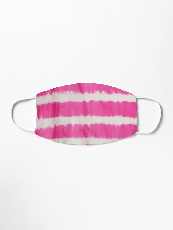 Double Layered Reusable Face Mask- Pink Tie and Dye